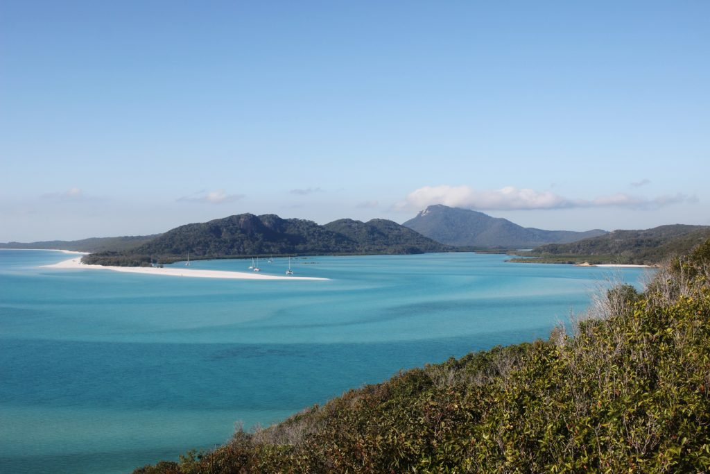 Whitehaven Beach in the Whitsunday Islands, Australia