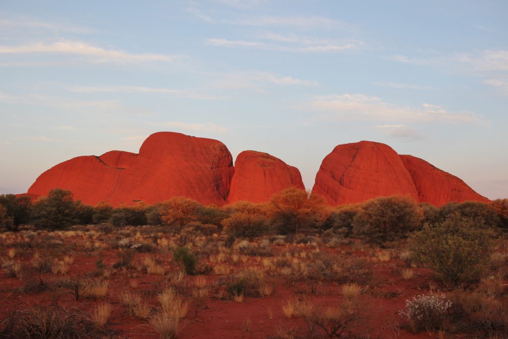 Kata Tjuta at sunset, Australia