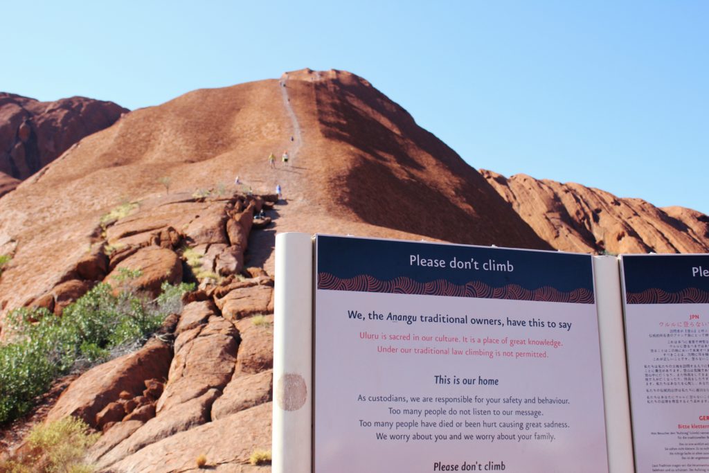 The Climb at Uluru, Australia