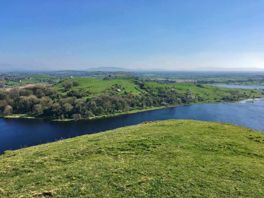 Lough Gur from the top of the hill, Ireland