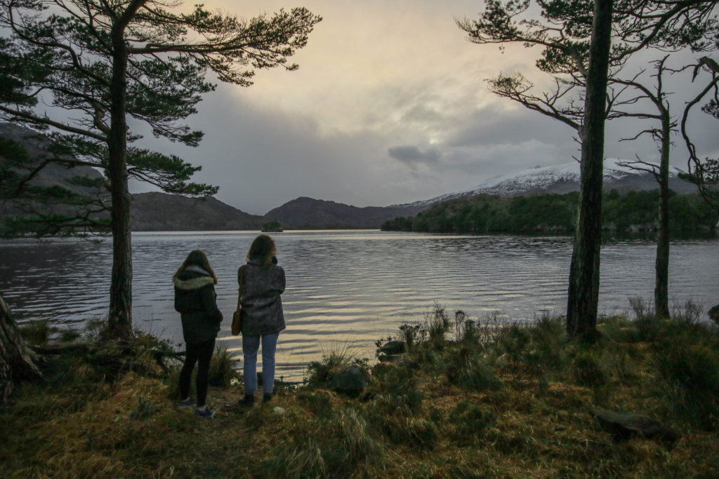 Taking in the view of the lakes at Killarney, Ireland