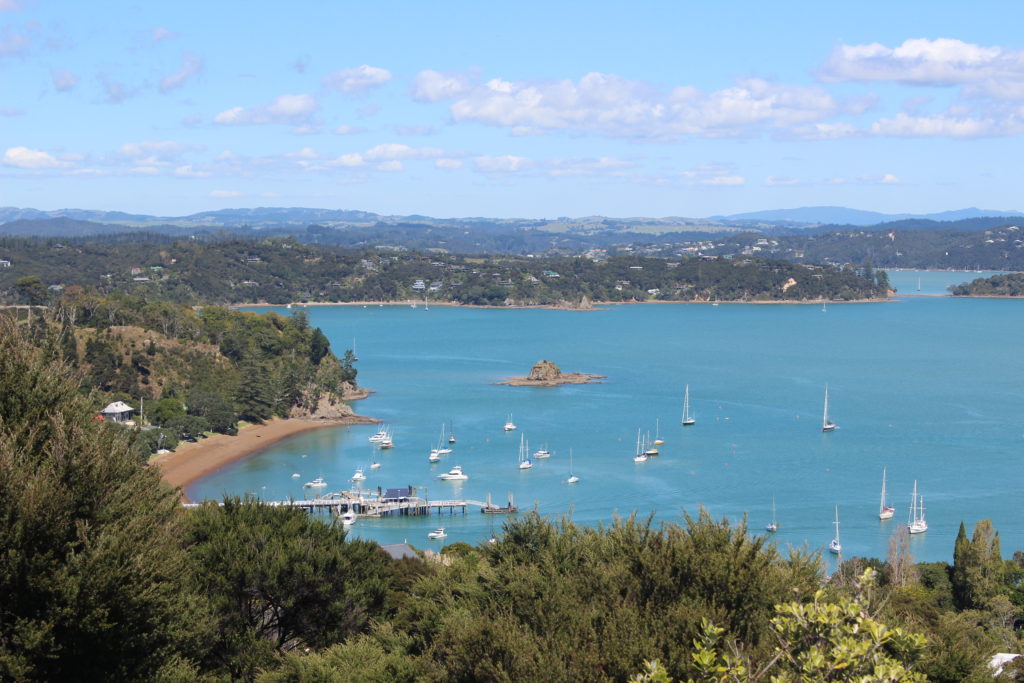 View over Russell in the Bay of Islands, New Zealand
