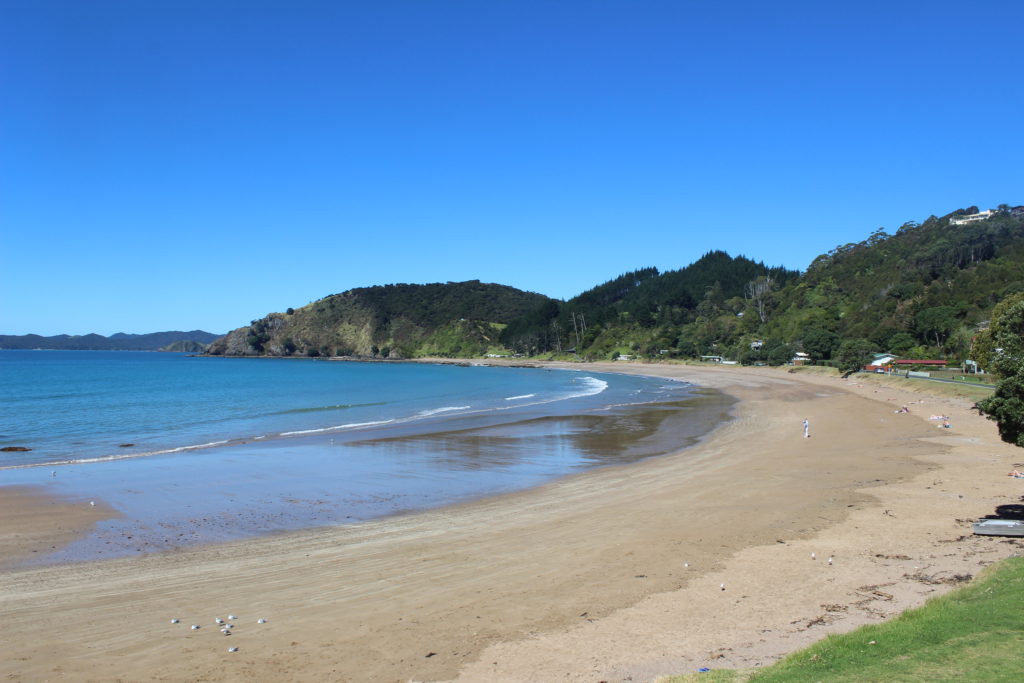 Long Beach in the Bay of Islands, New Zealand