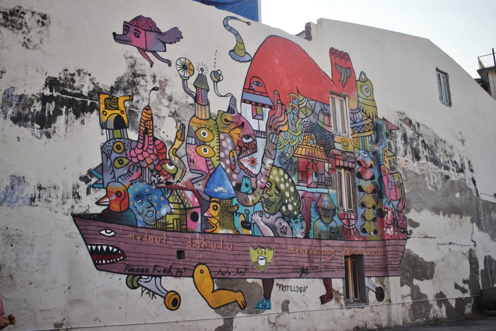 Street art in Penang, Malaysia