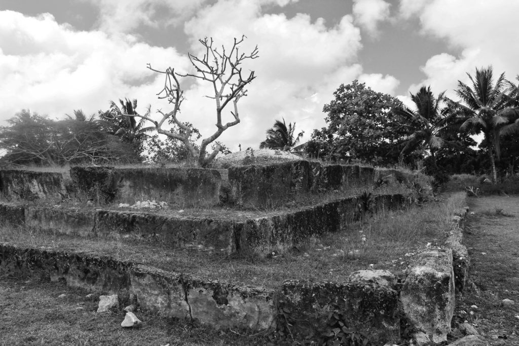 Langi, royal graves, in Tonga