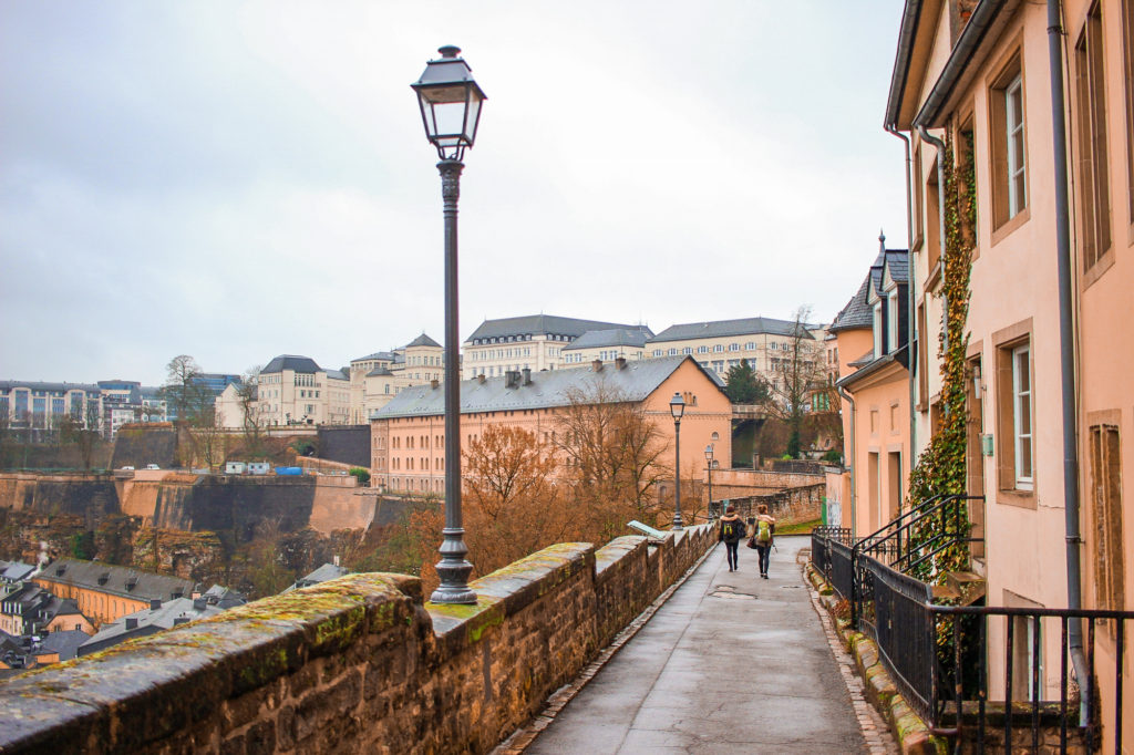 A pretty street in Luxembourg