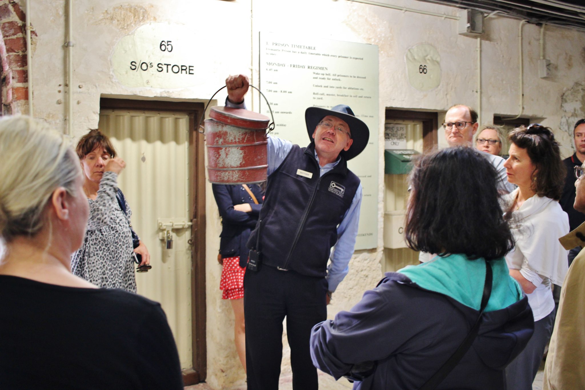Fremantle Prison tour guide, Western Australia