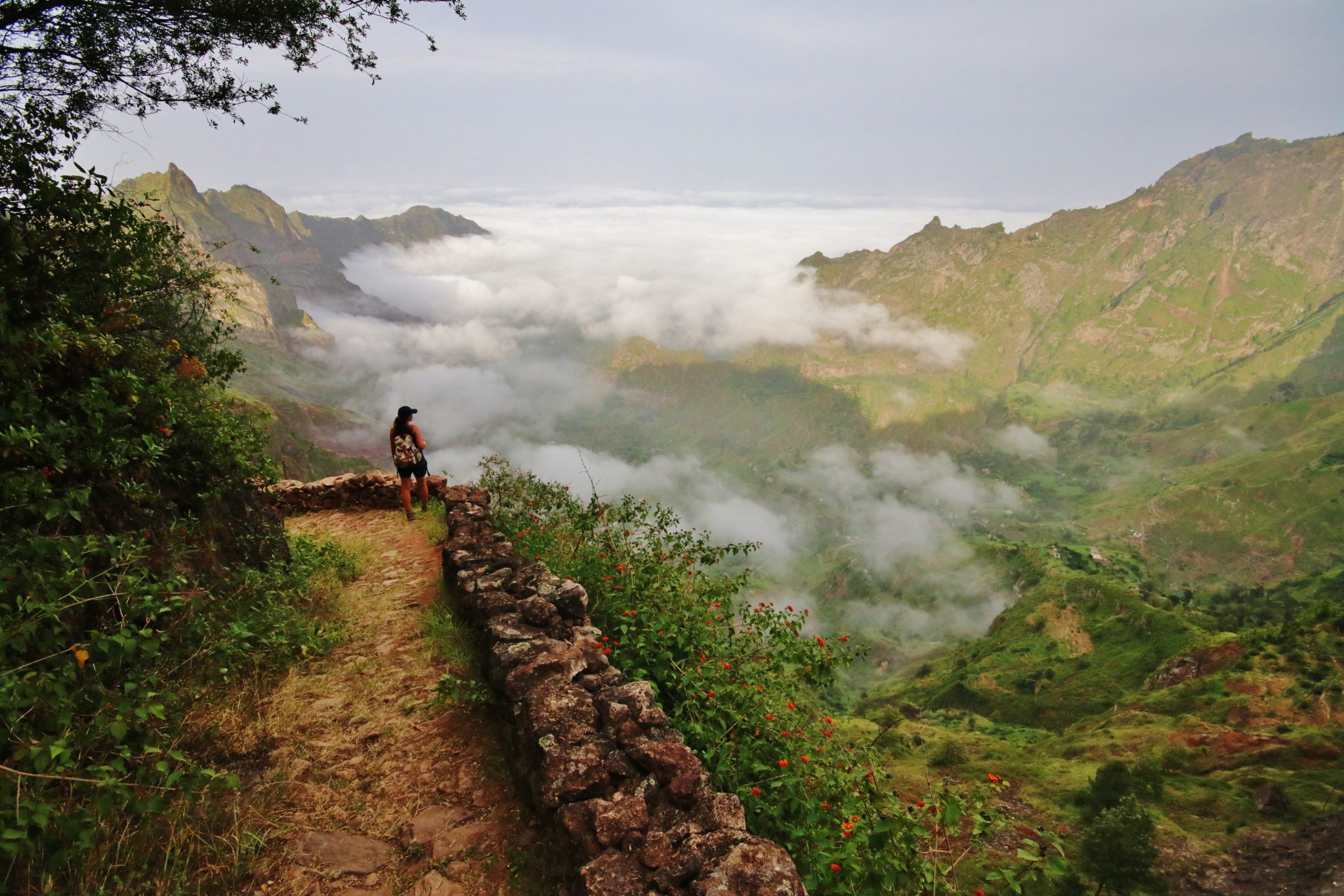 The Cova Crater hike on Santo Antao, Cape Verde