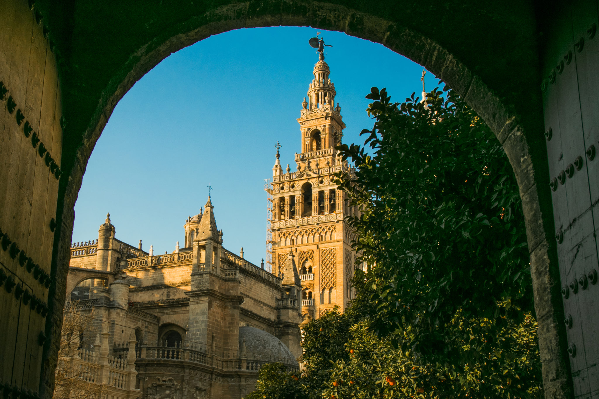 La Giralda in Seville, Spain, one of the most iconic places in the city