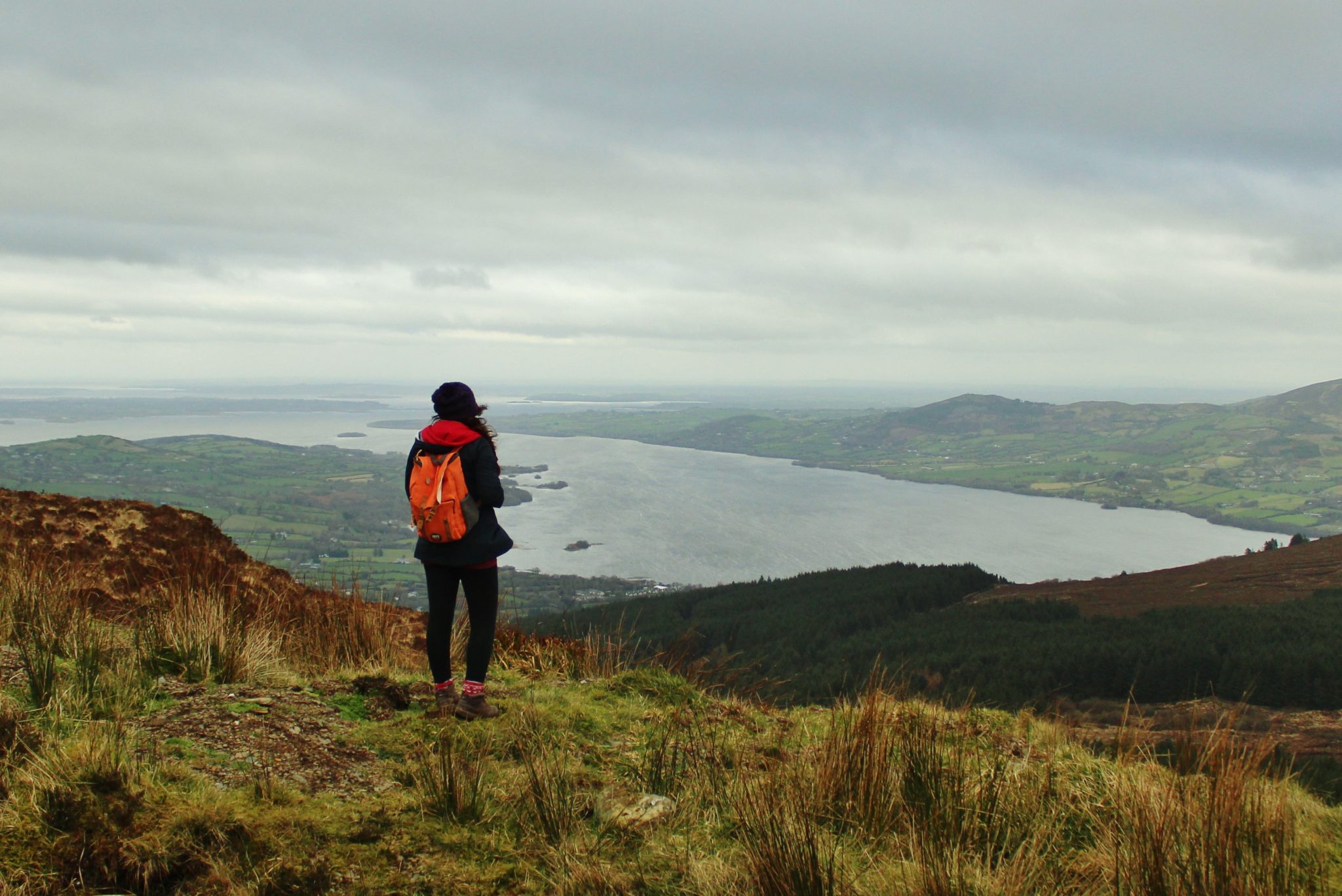The view after hiking Moylussa, Ireland