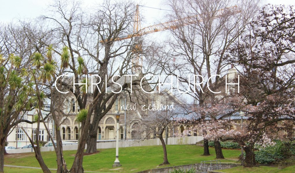 Christchurch is a city of cranes, still in recovery from the 2010 and 2011 earthquakes