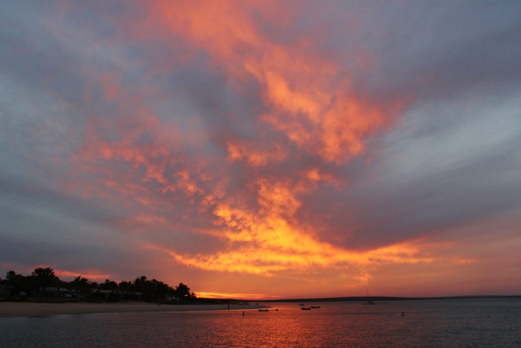 Sunset at Shark Bay, Australia