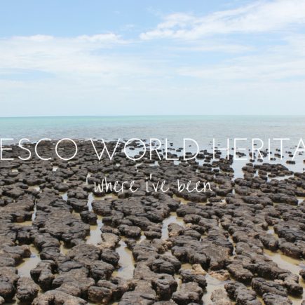 All the UNESCO World Heritage sites in the world I've been to on my travels so far