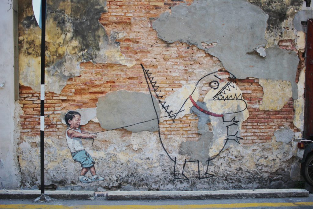 Street art in Penang, Malaysia
