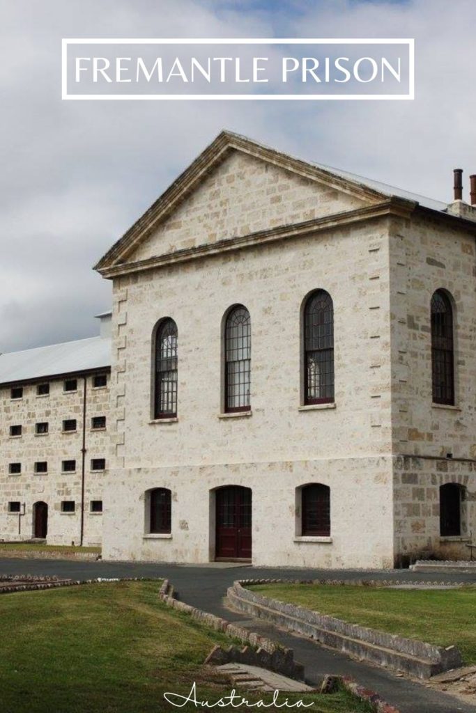The grand exterior of Fremantle Prison, Perth, Australia