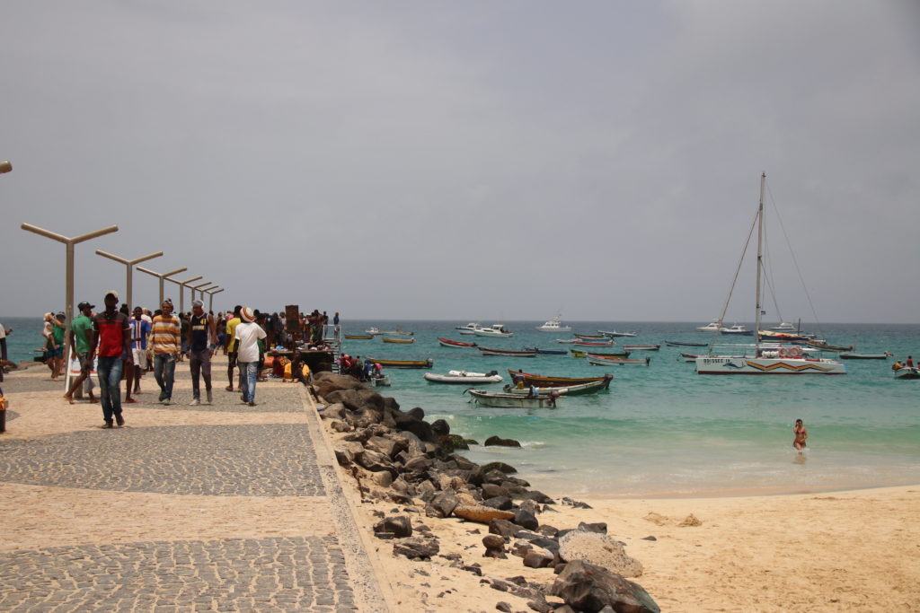 The pier in Santa Maria in Sal, Cape Verde