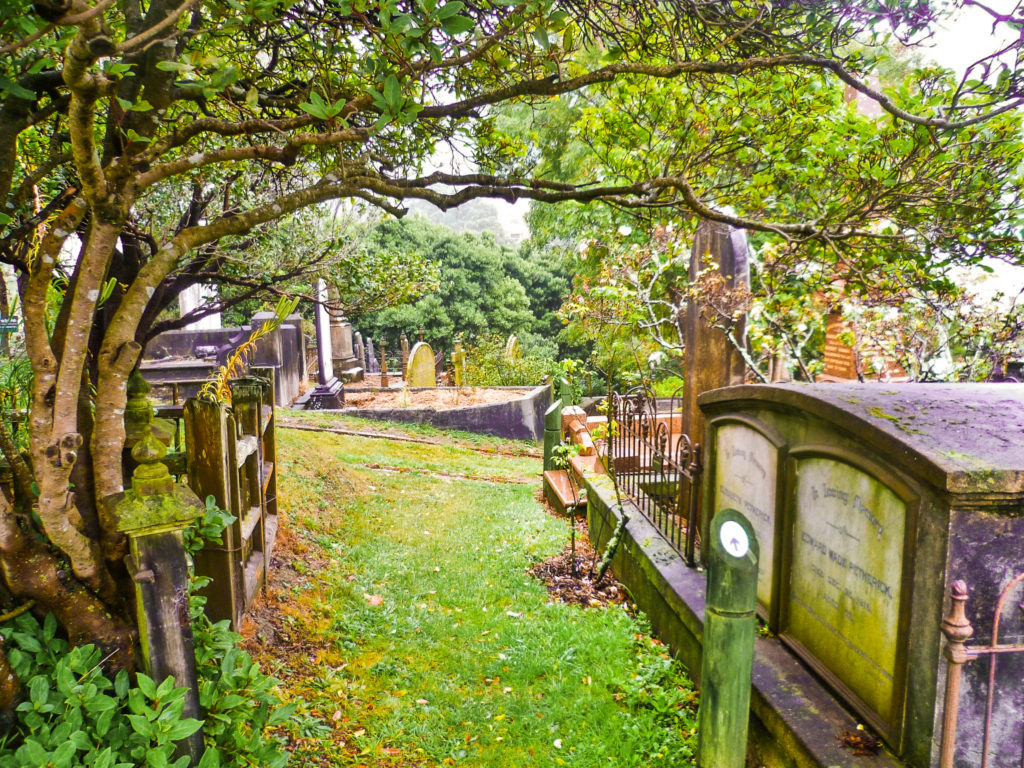 Wellington cemetary, New Zealand