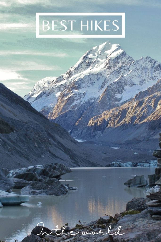 One of my favourite hikes in the world is the Hooker Valley Trail in New Zealand