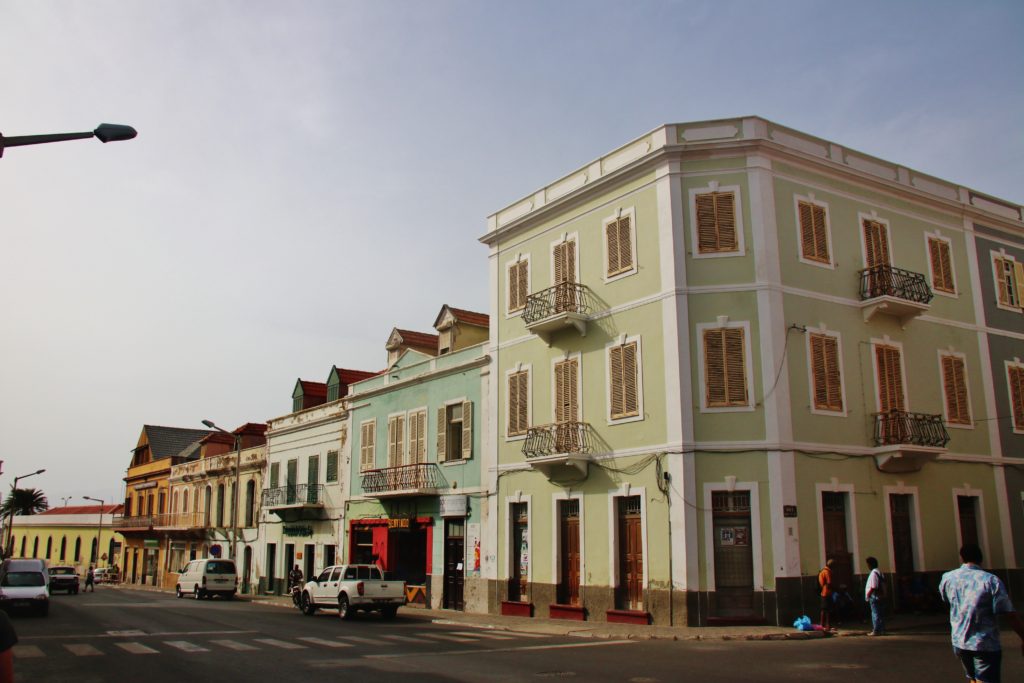 Mindelo, the main city of Sao Vicente, Cape Verde