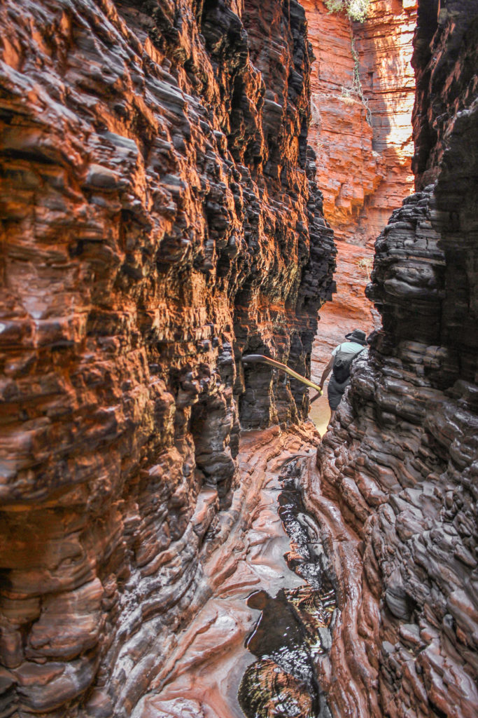 The track to Handrail Pool in Karijini National Park, Australia, was part of one of my favourite hikes in the world
