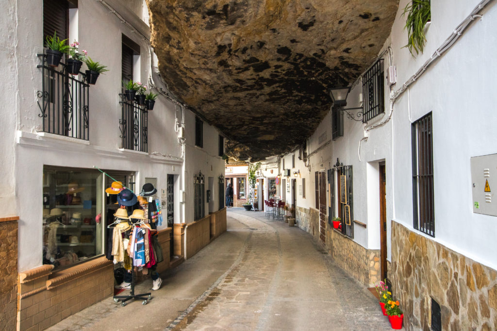 Cuevas de la Sombra in Setenil, one of the Pueblos Blancos of Spain