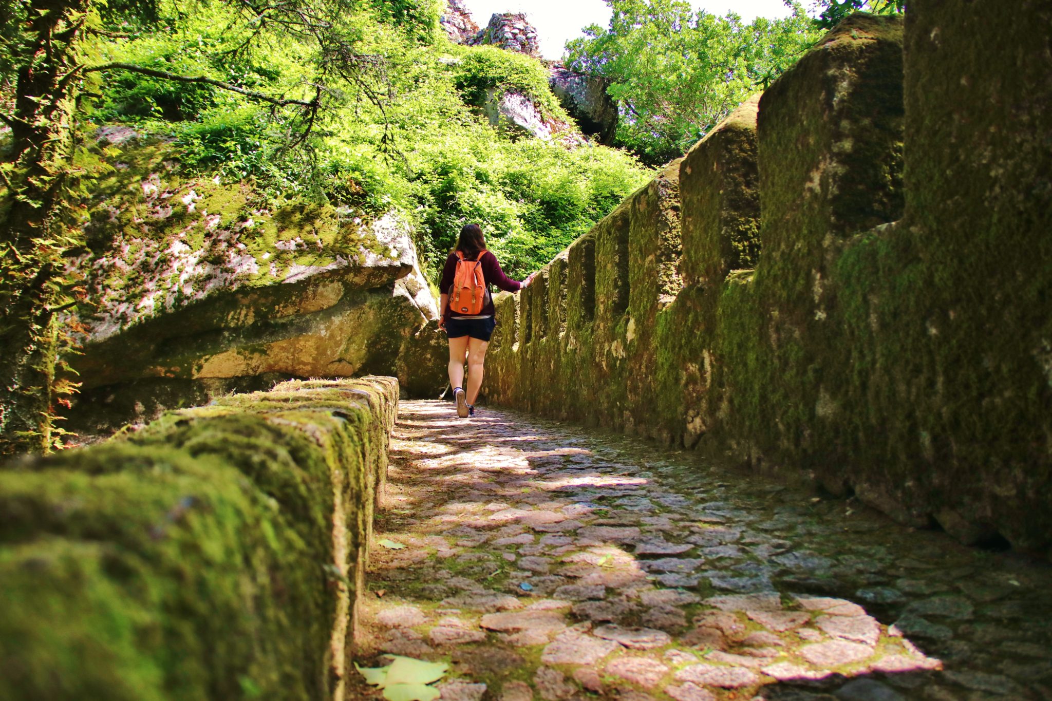Exploring the Moorish Castle in Sintra, Portugal