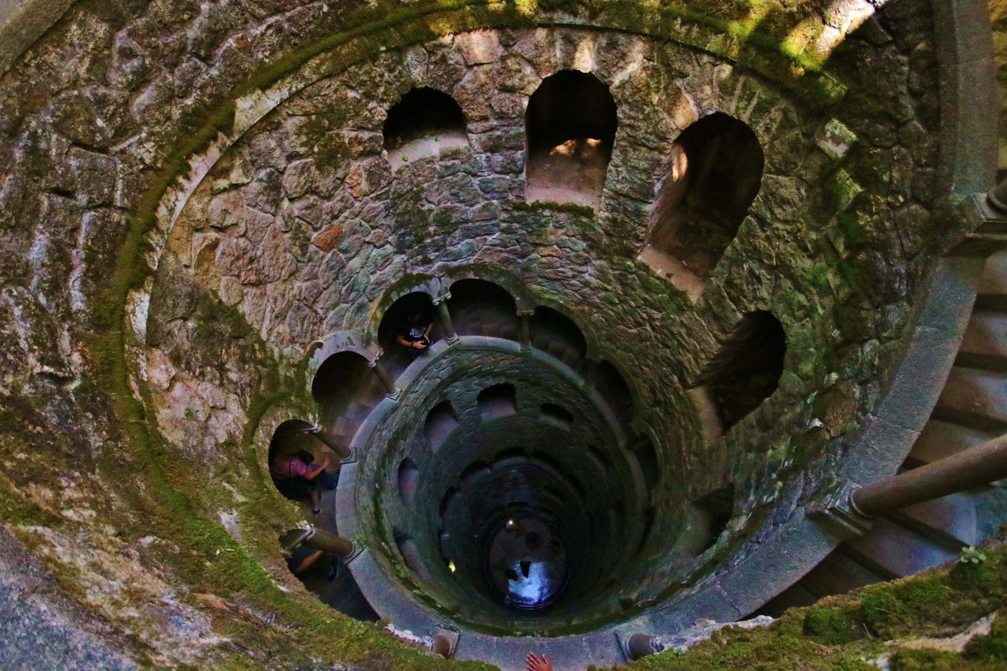 The Initiation Well at Quinta da Regaleira, Sintra, Portugal