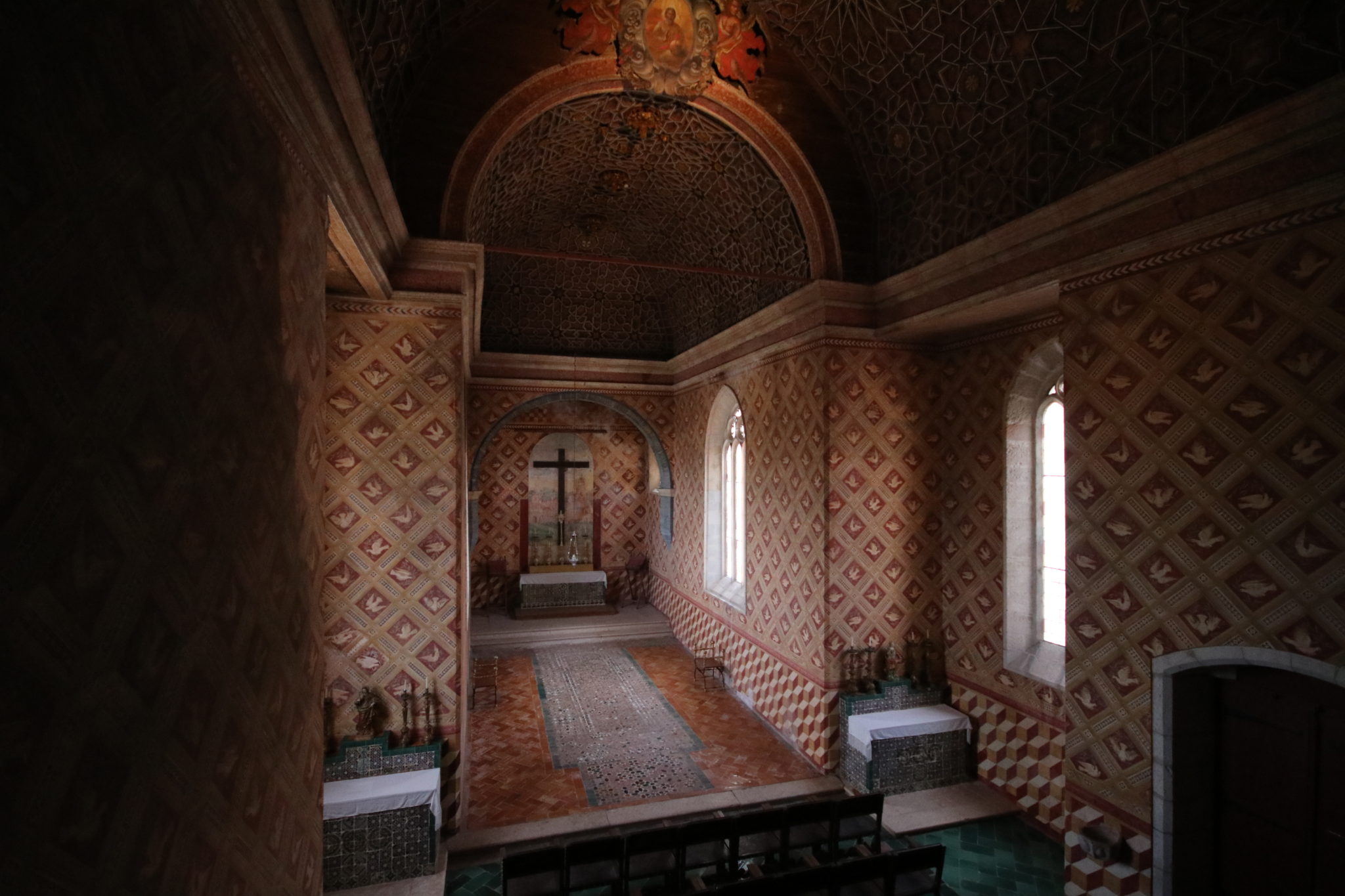 The chapel inside the National Palace of Sintra, Portugal