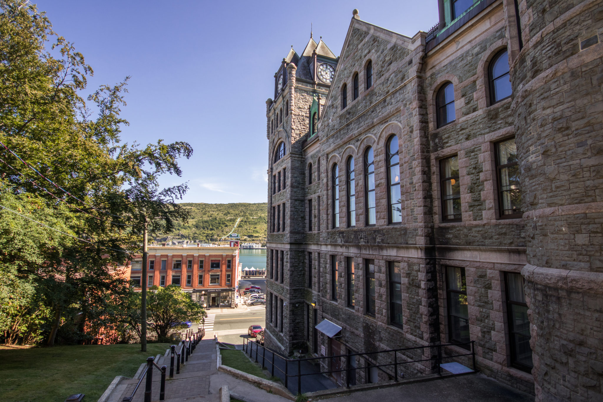 The beautiful old courthouse in St. John's, Newfoundland, Canada