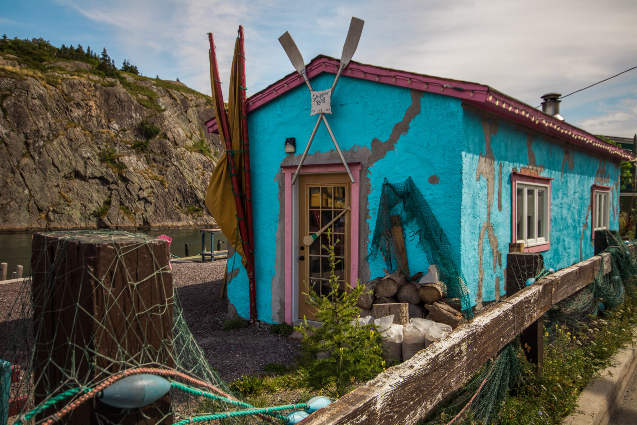 Colourful house in Quidi Vidi, St. John's, Canada