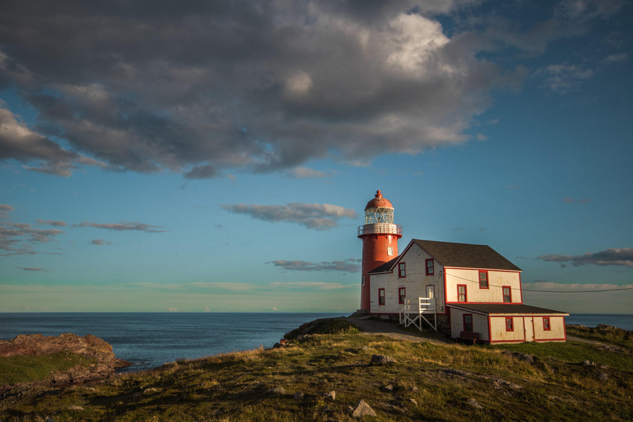 The lighthouse at Ferryland, near St. John's, Canada