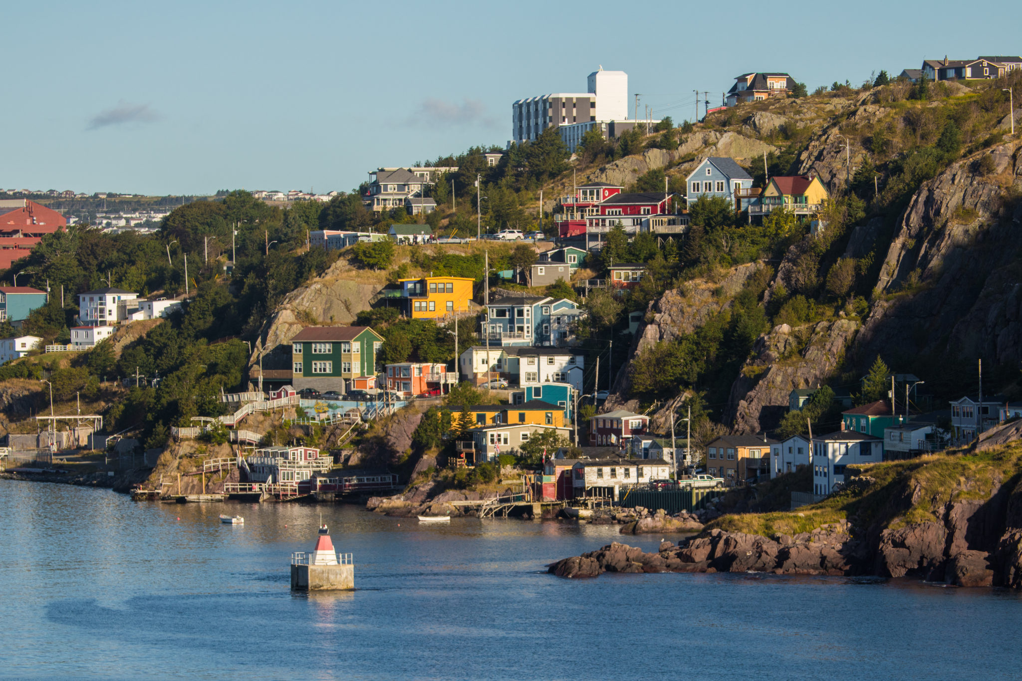 The colourful Battery neighbourhood of St. John's, Canada