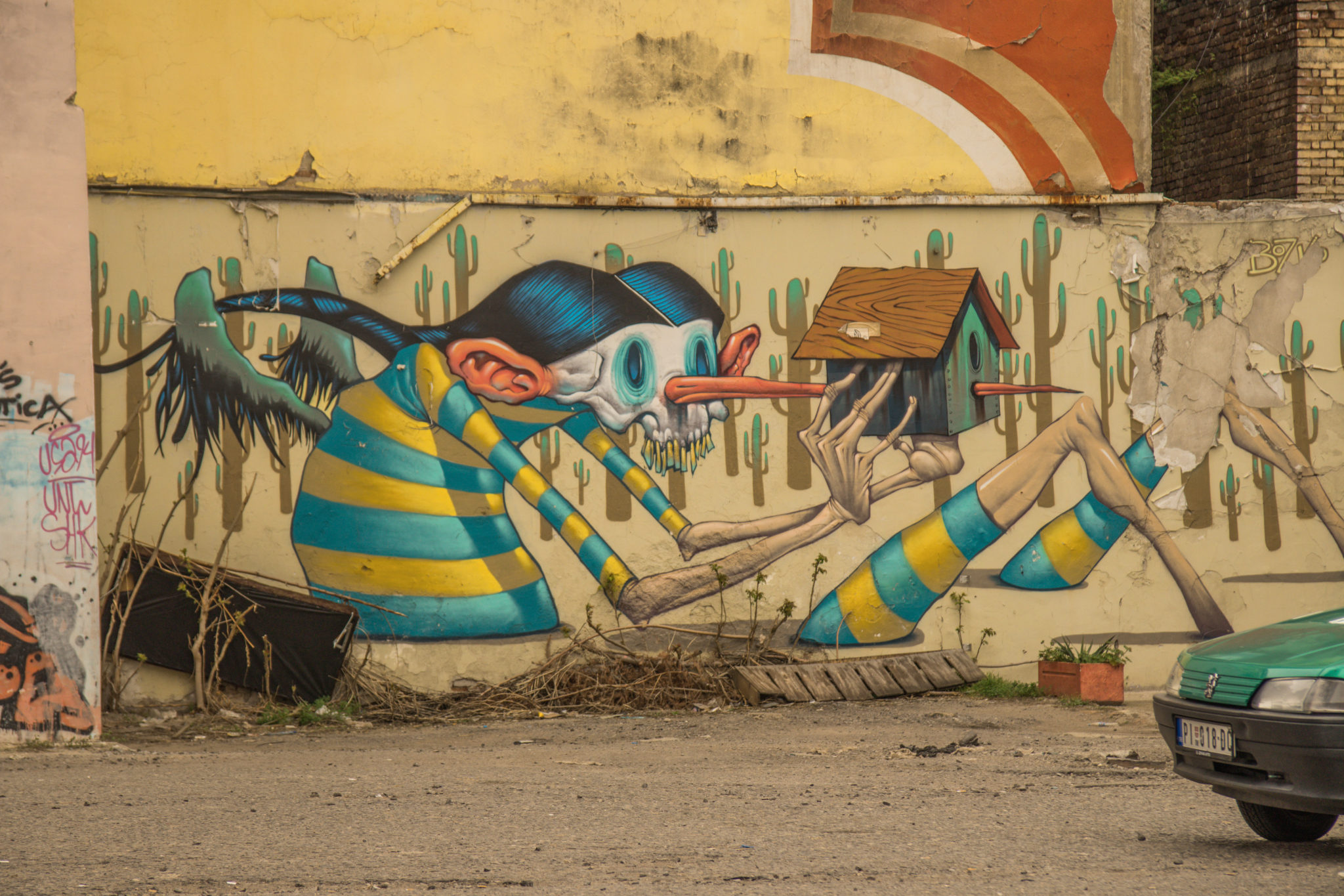 Street art in Sofia, Bulgaria