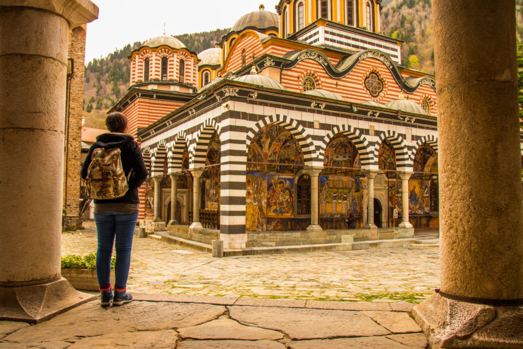 Rila Monastery, a two hour drive from Sofia, Bulgaria