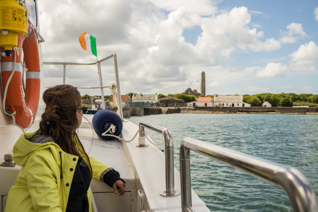 Approaching Scattery Island, Ireland