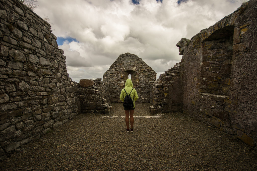 One of the many ruined churches on Scattery Island, Ireland