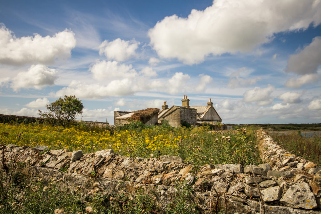 The Master Gunner's House on Scattery Island, Ireland
