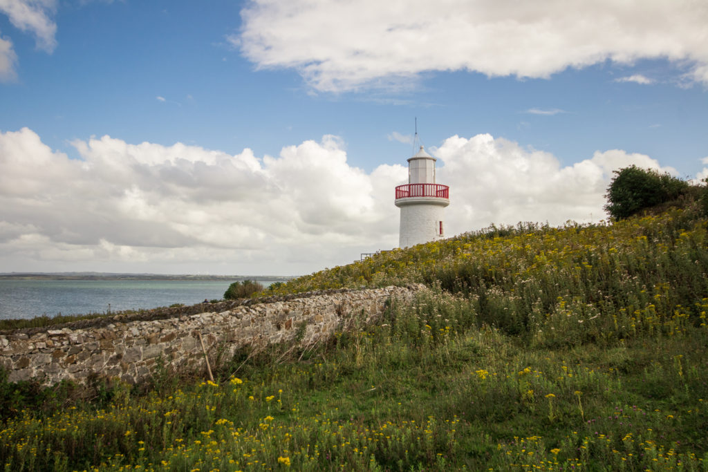 The lighthouse of Scattery Island, Ireland