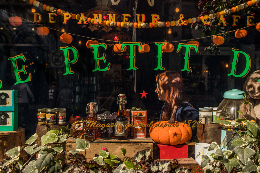 Looking through the window of a small cafe in Montreal, Canada, one of my favourite destinations of 2018