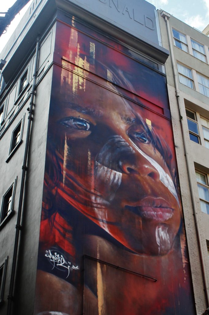 Aboriginal Street Art in Melbourne, Australia