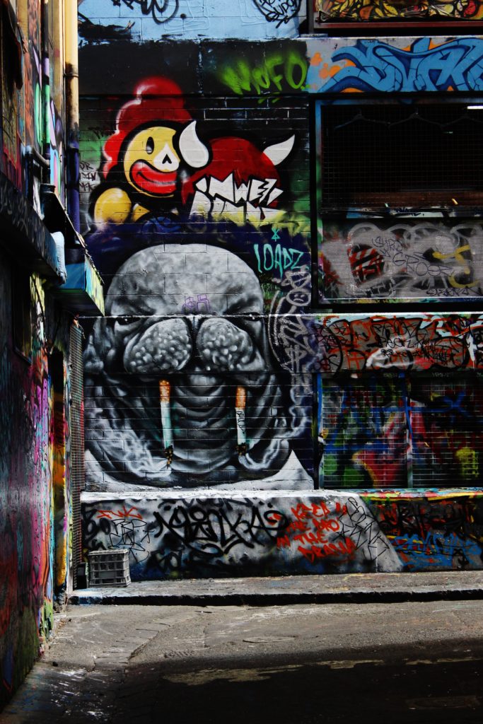 Street art in Melbourne, Australia