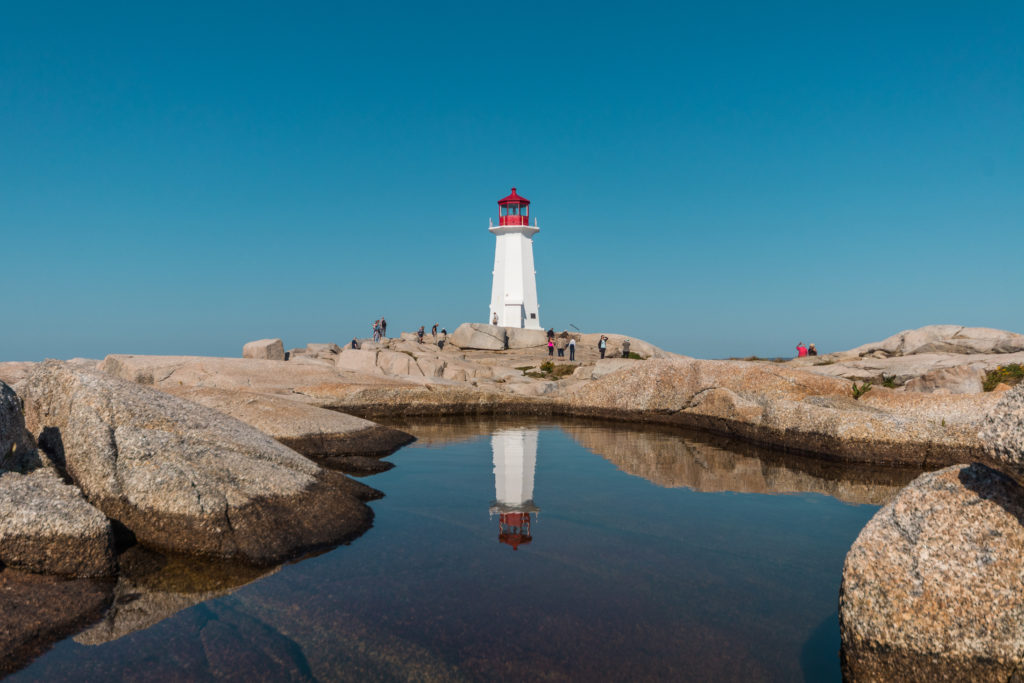 The lighthouse at Peggy's Cove, one of my favourite destinations of 2018, Canada