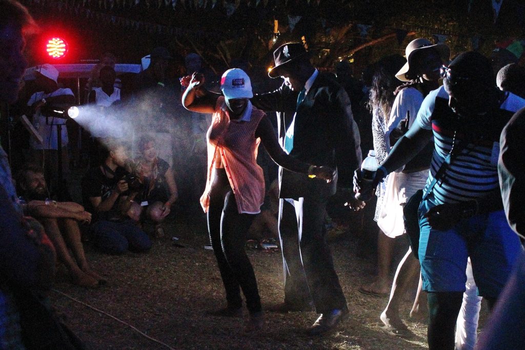 Dancers performing at the Lake of Stars festival in Malawi