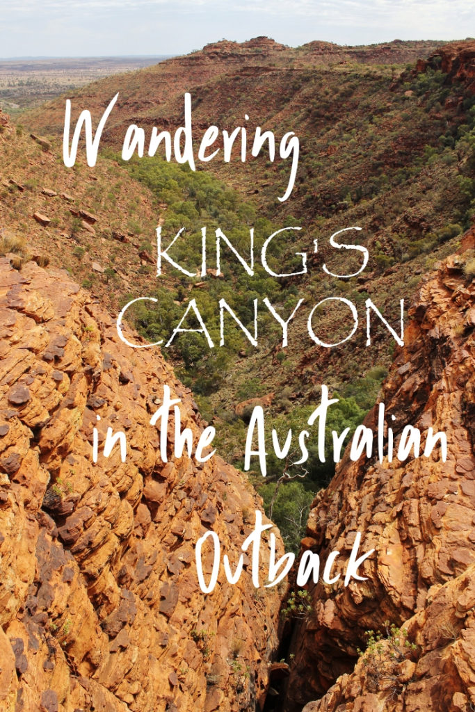Wandering King's Canyon in the Australian Outback