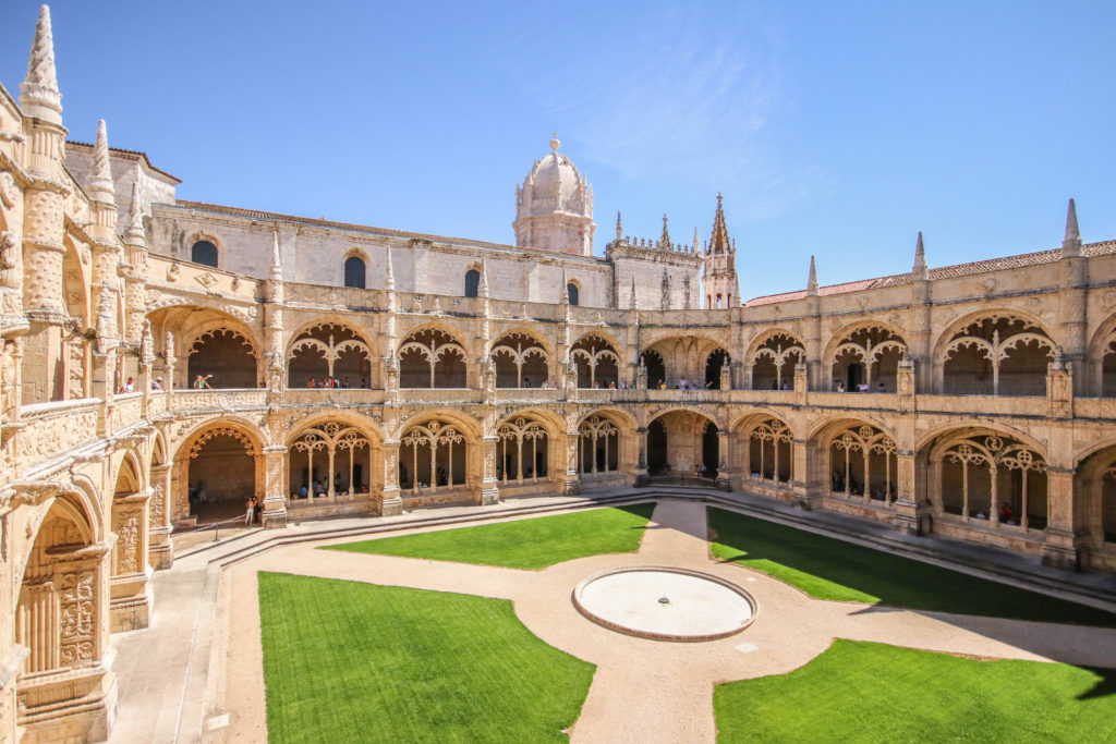 Inside the Jeronimos Monastery, on of my favourite places in Lisbon, Portugal