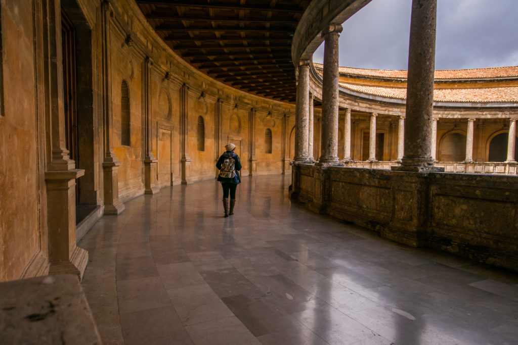 Palacio Charles V in Granada, Spain