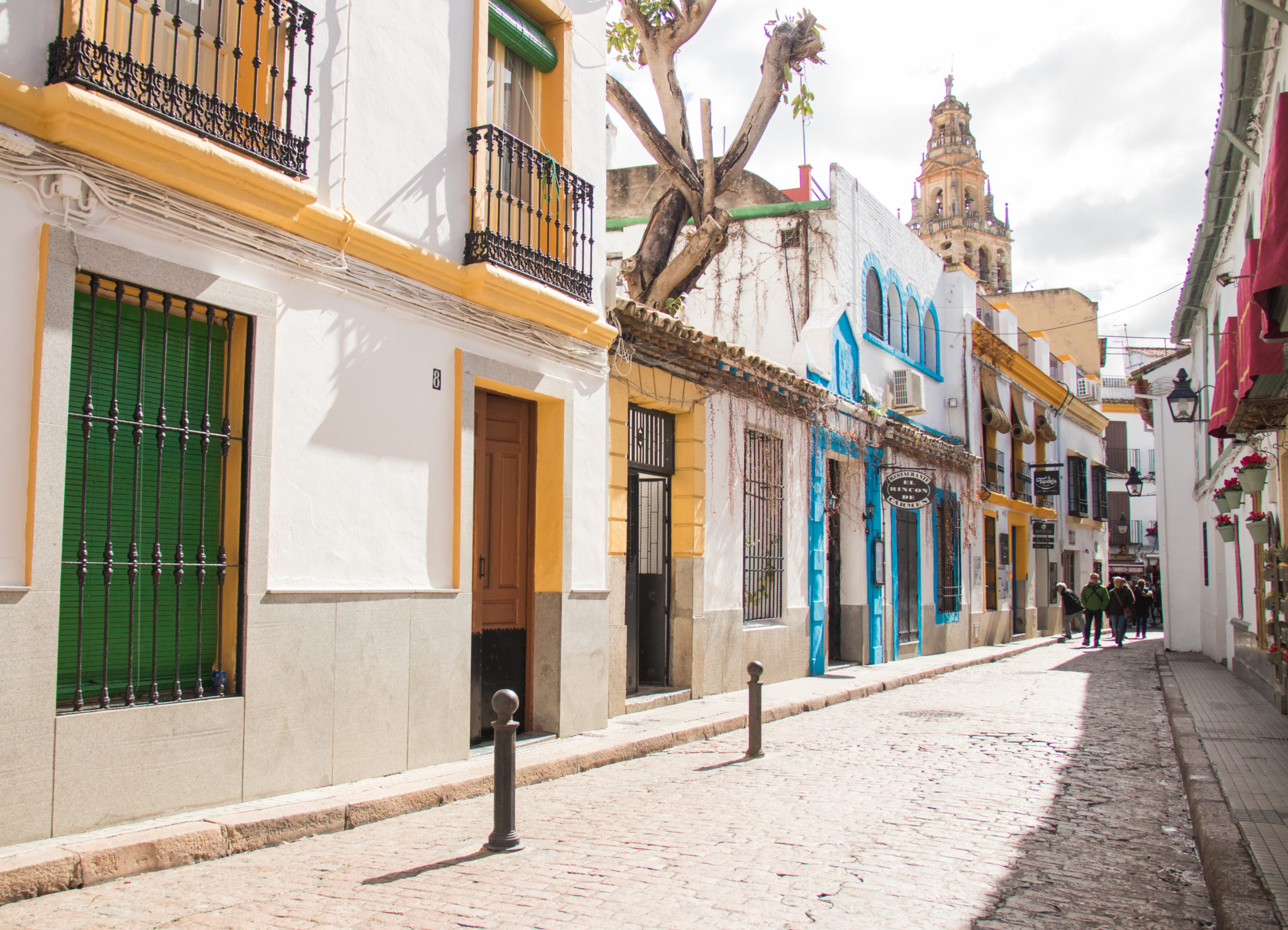 The colourful houses of Córdoba, Spain
