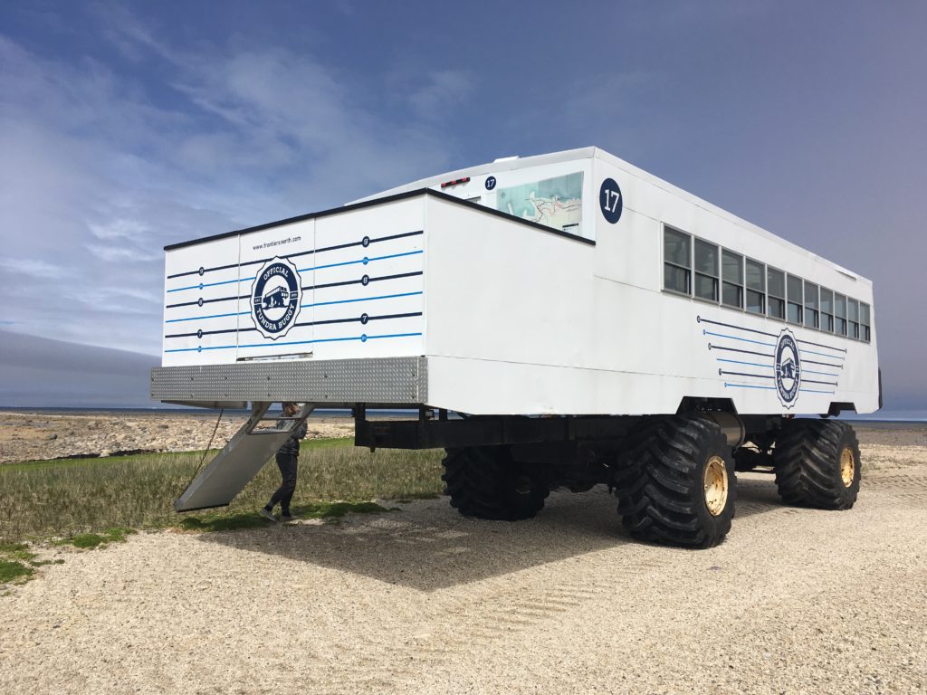 Churchill's famous tundra buggy, run by Frontiers North, Canada