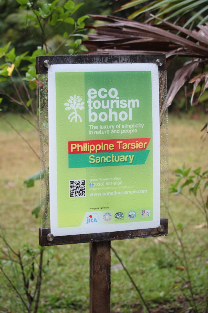 The Philippine Tarsier Sanctuary on the island of Bohol, Philippines
