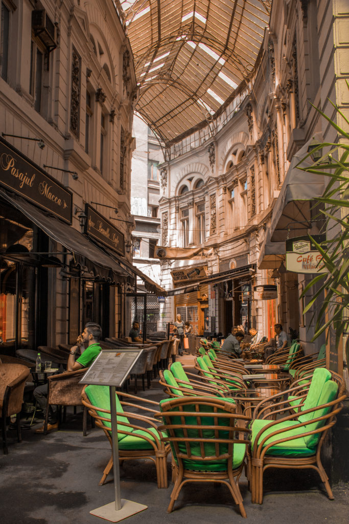 A beautiful passageway in Bucharest, Romania
